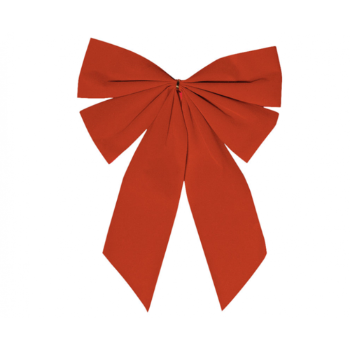 Christmas Small Red Fabric Bow
