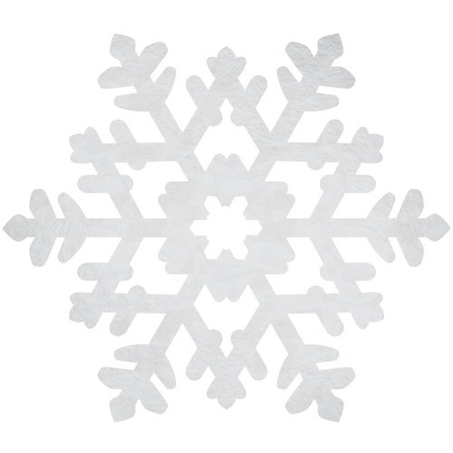 Christmas Foil Snowflake Cutout