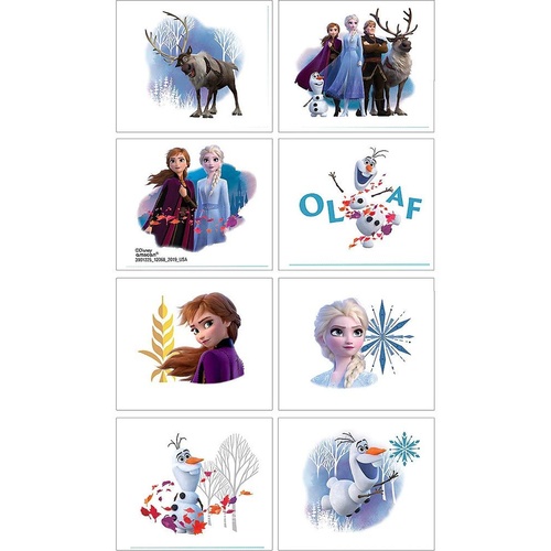 Frozen 2 Temporary Tattoos 8 Pack 