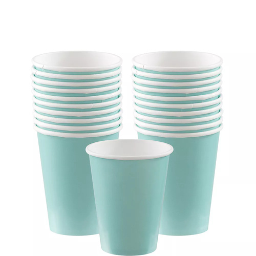 Amscan Robin's-Egg Blue Party Supplies Paper Cups 20 Pack