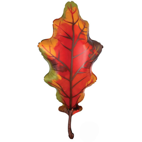 SuperShape Autumn Oak Leaf Foil Balloon