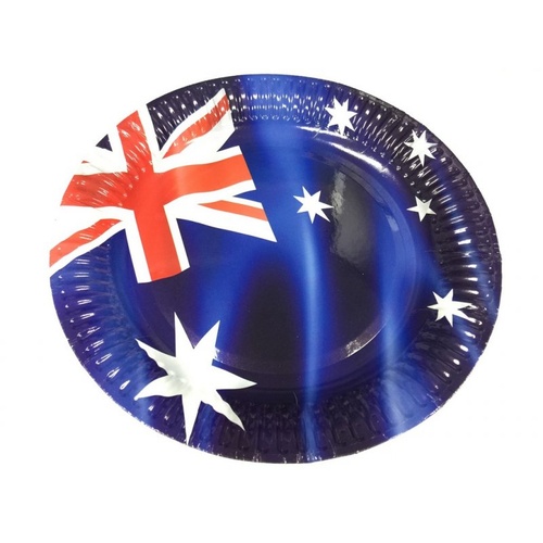 Australia Day 23cm Round Plates