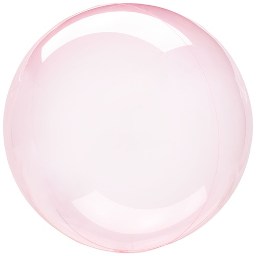 Dark Pink Crystal Clear Balloon
