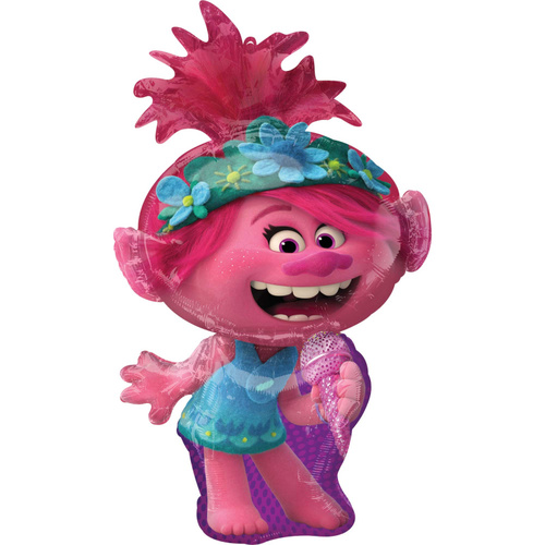 Trolls World Tour Poppy SuperShape XL Foil Balloon