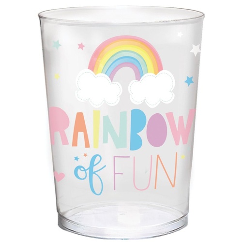 Magical Rainbow Birthday Favour Cup Plastic 473ml x1