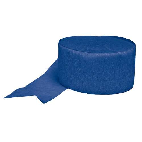 Royal Blue Crepe Paper Streamer Party Decoration
