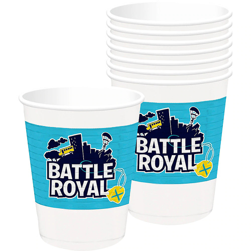Battle Royal Plastic Cups x 8 Pack