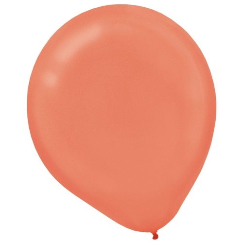 Pearl Rose Gold Latex Balloons 60cm 4 Pack 