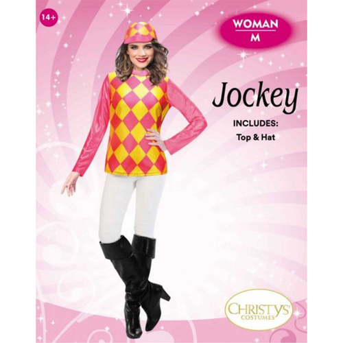 Melbourne Cup Ladies Jockey Costume Large 