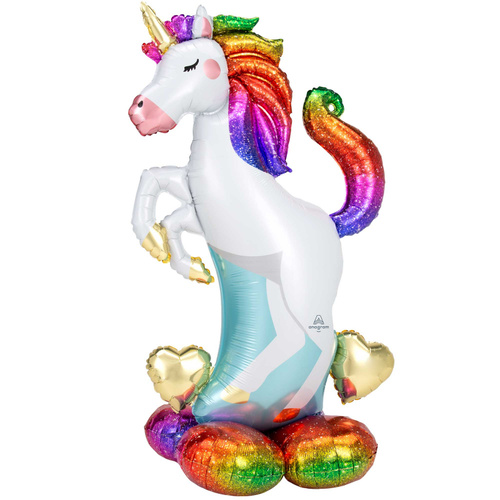 Unicorn & Hearts AirLoonz Giant Foil Air Fill Balloon