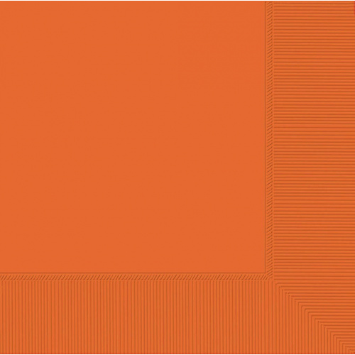 Orange Beverage Napkins 20 Pack 