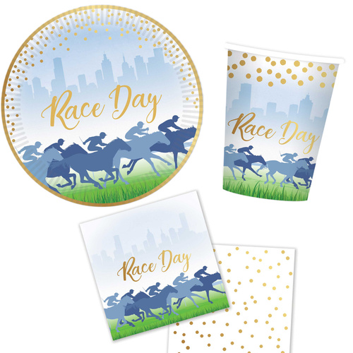 Melbourne Cup Race Day Tableware 8 Guest Party Pack