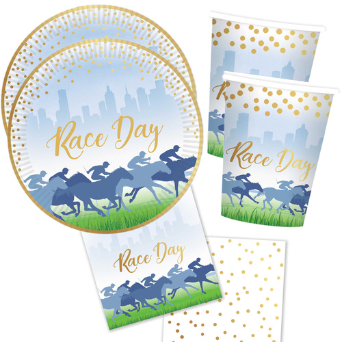 Melbourne Cup Race Day Tableware 16 Guest Party Pack