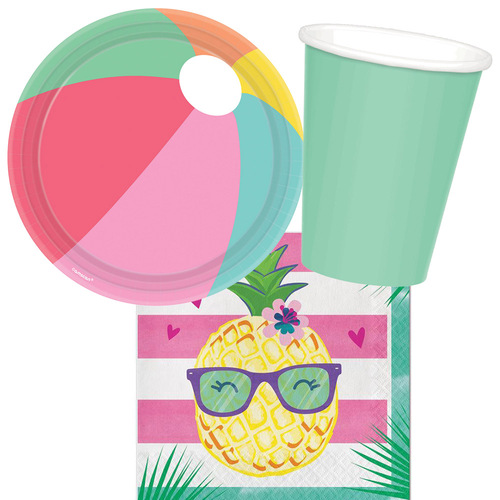 Summer Fun 8 Guest Tableware Party Pack