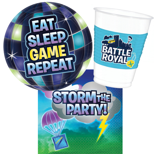 Battle Royal 8 Guest Tableware Party Pack 
