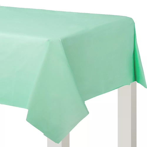 Cool Mint Party Supplies Plastic Rectangular Tablecover