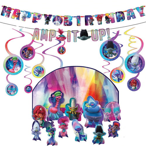 Disney Trolls World Tour Decorating Party Pack