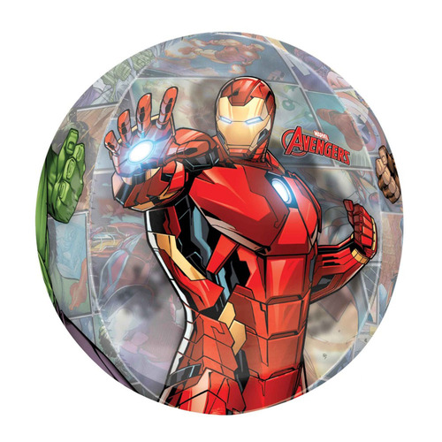 Avengers Marvel Powers Unite Clear Orbz Balloon