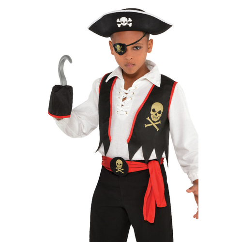 Childs Pirate Costume Kit - For Up to 10 Years