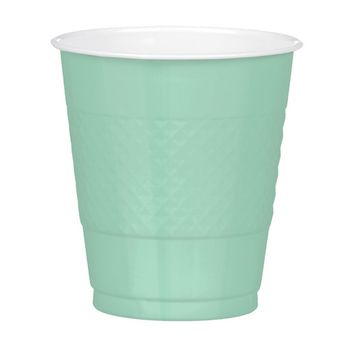 Cool Mint Party Supplies Plastic Cups 20 Pack