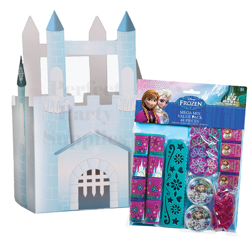 Disney Frozen 8 Guest Treat Castle Favour Box Party Pack