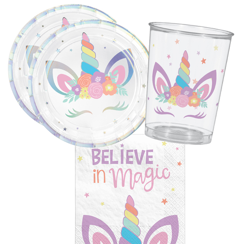 Unicorn 16 Guest Tableware Pack