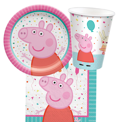 Peppa Pig 8 Guest Small Tableware Pack