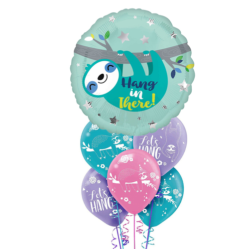 Sloth Hang In There Balloon Party Pack