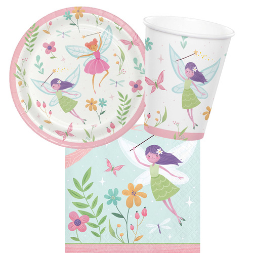 Fairy Forest 8 Guest Tableware Party Pack