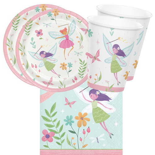 Fairy Forest 16 Guest Tableware Party Pack