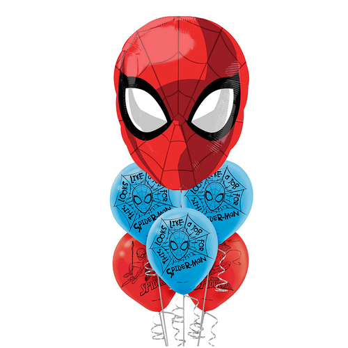 Spiderman Head Balloon Party Pack