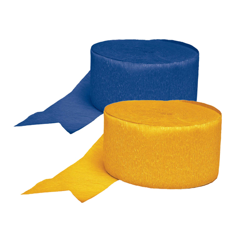Football Rugby Blue And Gold Parramatta Eels Streamer Decorating Pack