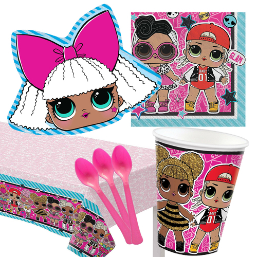 LOL Surprise Dolls- Together 4EVA 8 Guest Deluxe Tableware Party Pack