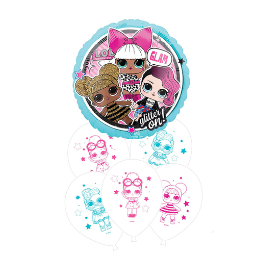 LOL Surprise Dolls Together 4 EVA Glam Balloon Party Pack