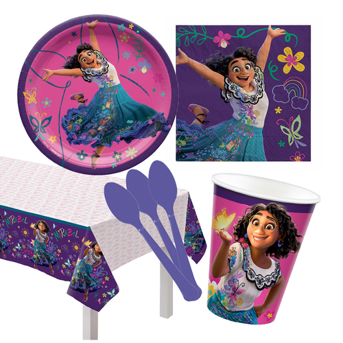 Encanto 8 Guest Small Deluxe Tableware Party Pack
