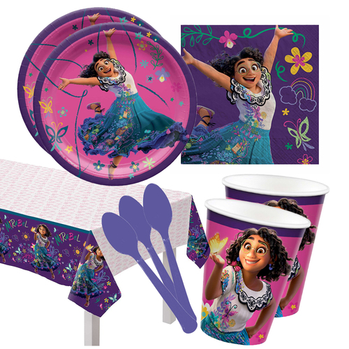 Encanto 16 Guest Small Deluxe Tableware Party Pack