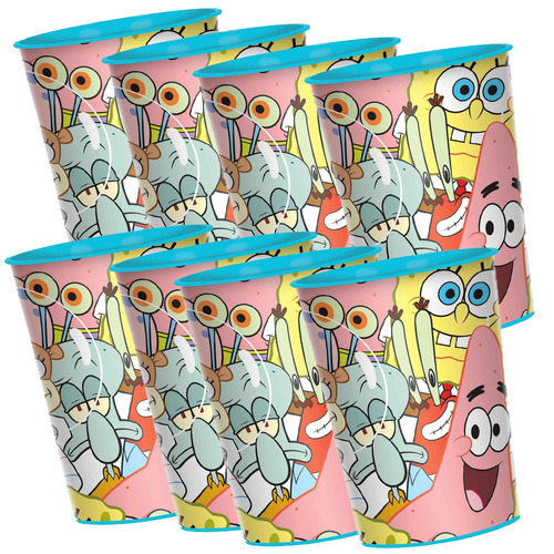 SpongeBob Squarepants 8 Guest Favour Cup Party Pack