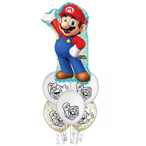 Super Mario Brothers Mario SuperShape Balloon Party Pack