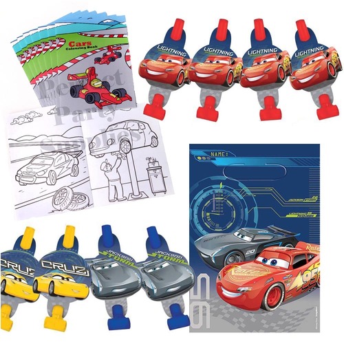 Disney Cars 8 Guest Loot Bag And Favours Party Pack