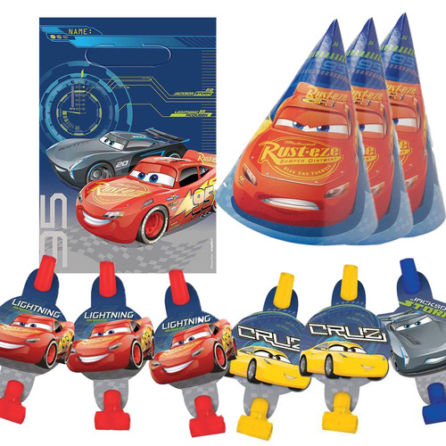 Disney Cars Lightning Mcqueen 16 Guest Loot Bag Pack