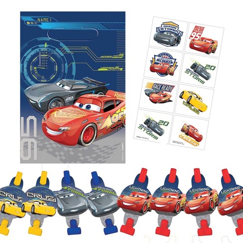 Disney Cars Lightning McQueen 8 Guest Loot Bag Party Pack