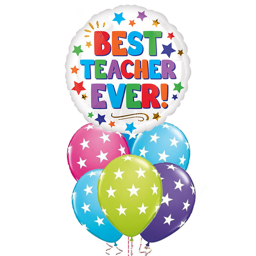 Best Teacher Ever Balloon Pack