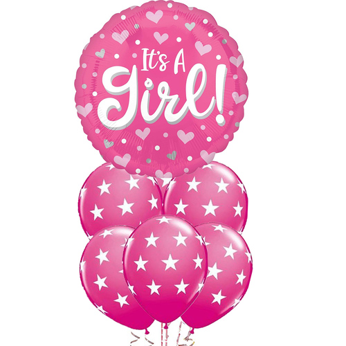 It's A Girl Balloon Party Pack