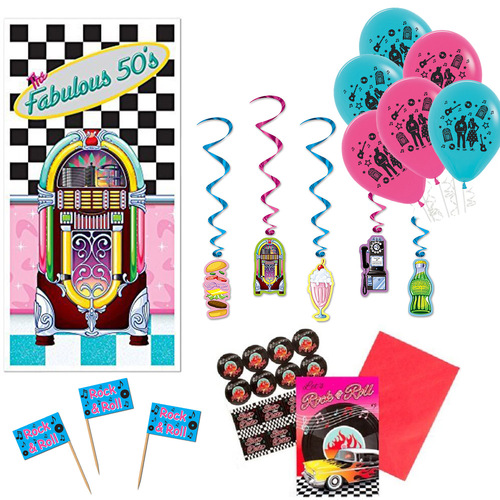 Fabulous 50's Decorating Party Pack