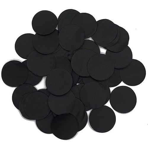 Black Paper Confetti Pieces 2cm Approx 10g Pack