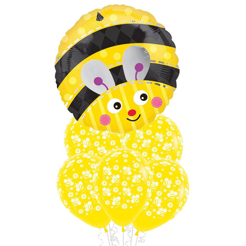 Birthday Bees & Flowers Yellow Balloon Party Pack