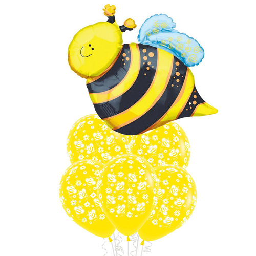 Birthday Bees SuperShape Balloon Party Pack