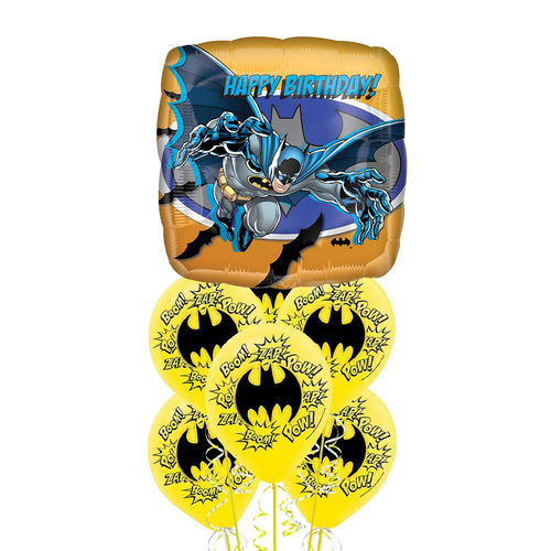 Batman Square Happy Birthday Balloon Party Pack