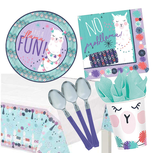 Llama Party 8 Guest Llama Fun Pack.