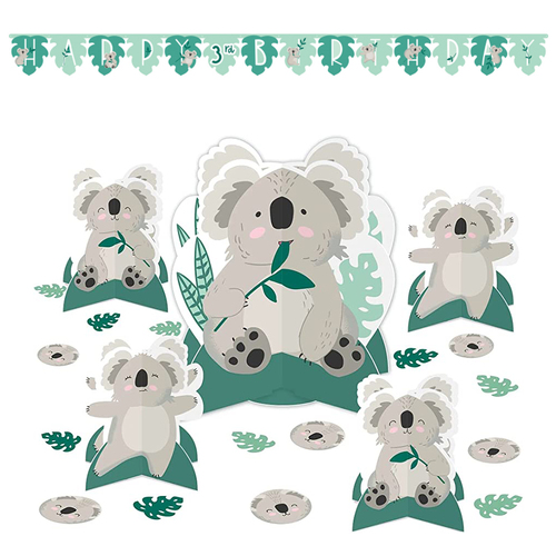 Koala Decorations Birthday Decorating Party Pack